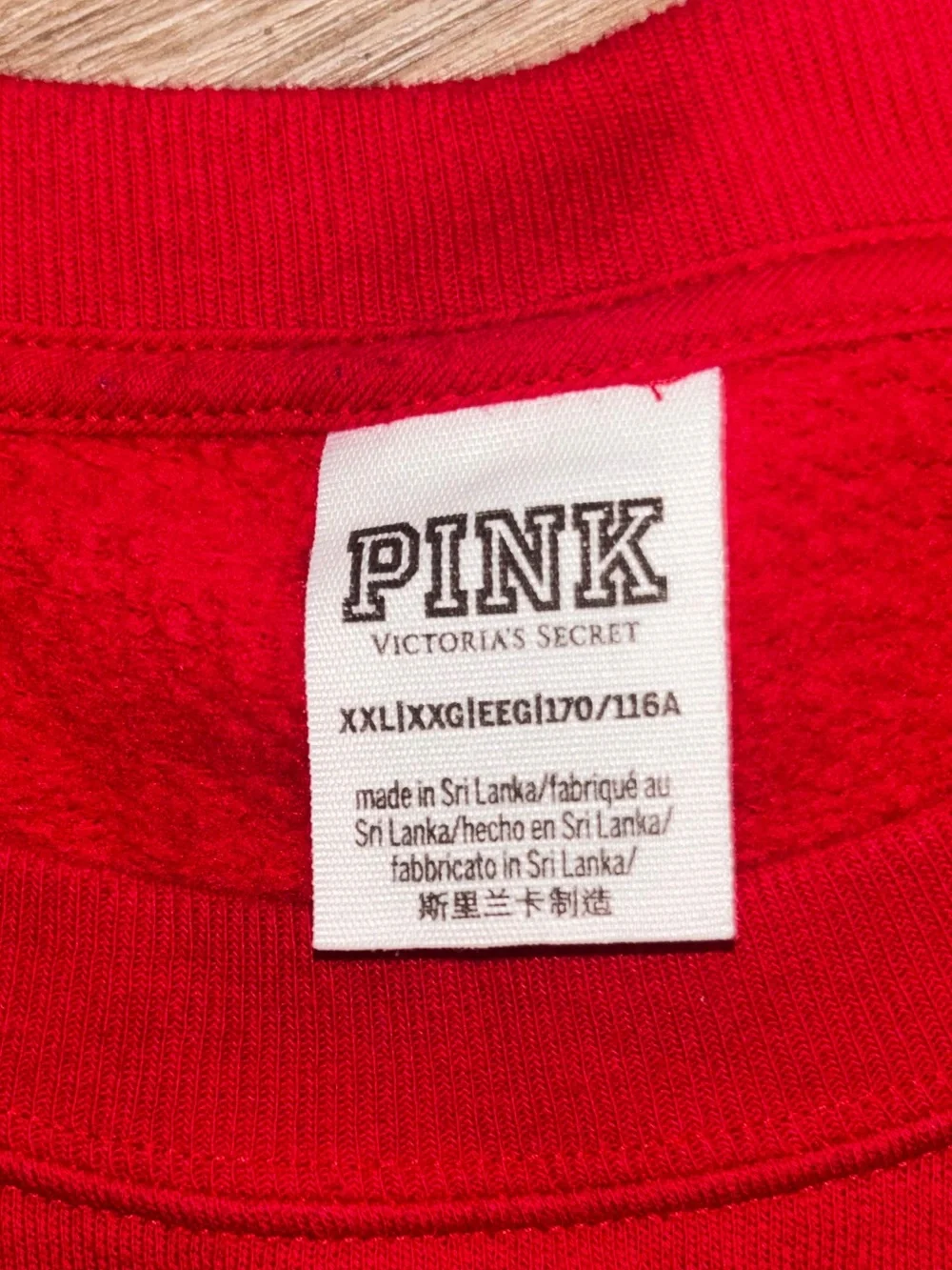 PINK Victoria's Secret Red Kids Two-Piece Pajama Set
